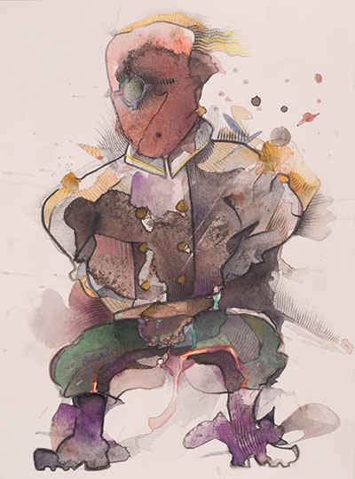 Native Branderburger – 2019 – 15x20 cm – watercolor and crayon on paper 