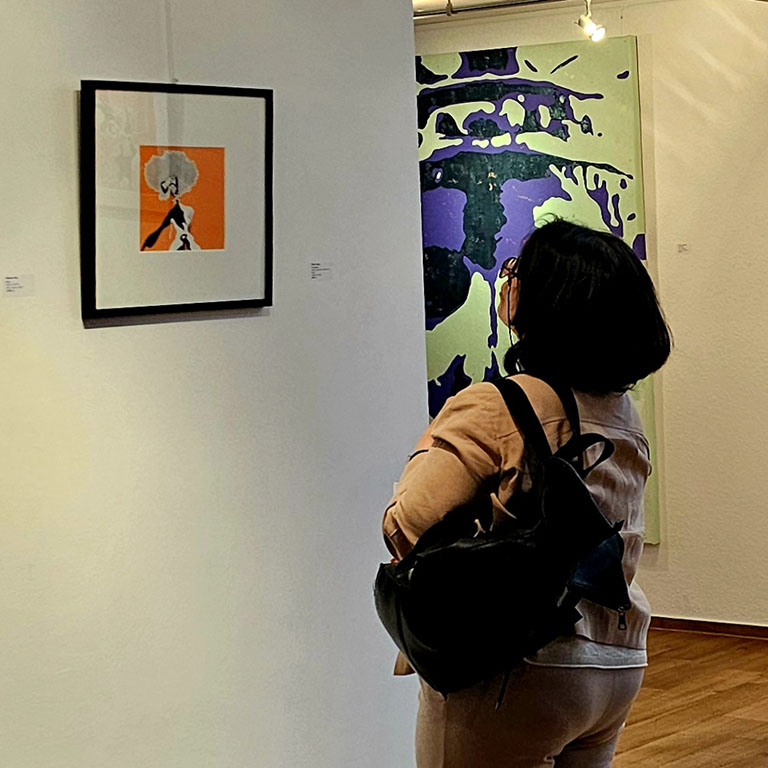 Ausstellung - Pashmin Art Gallery - Besucher
