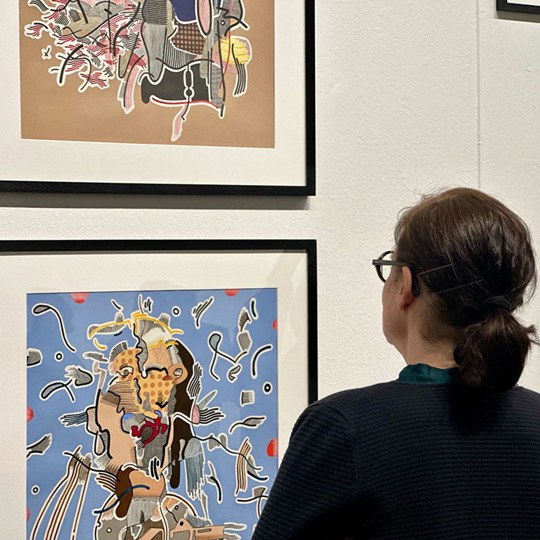 Ausstellung Oberlichtsaal Sindelfingen - Bilder und Betrachter