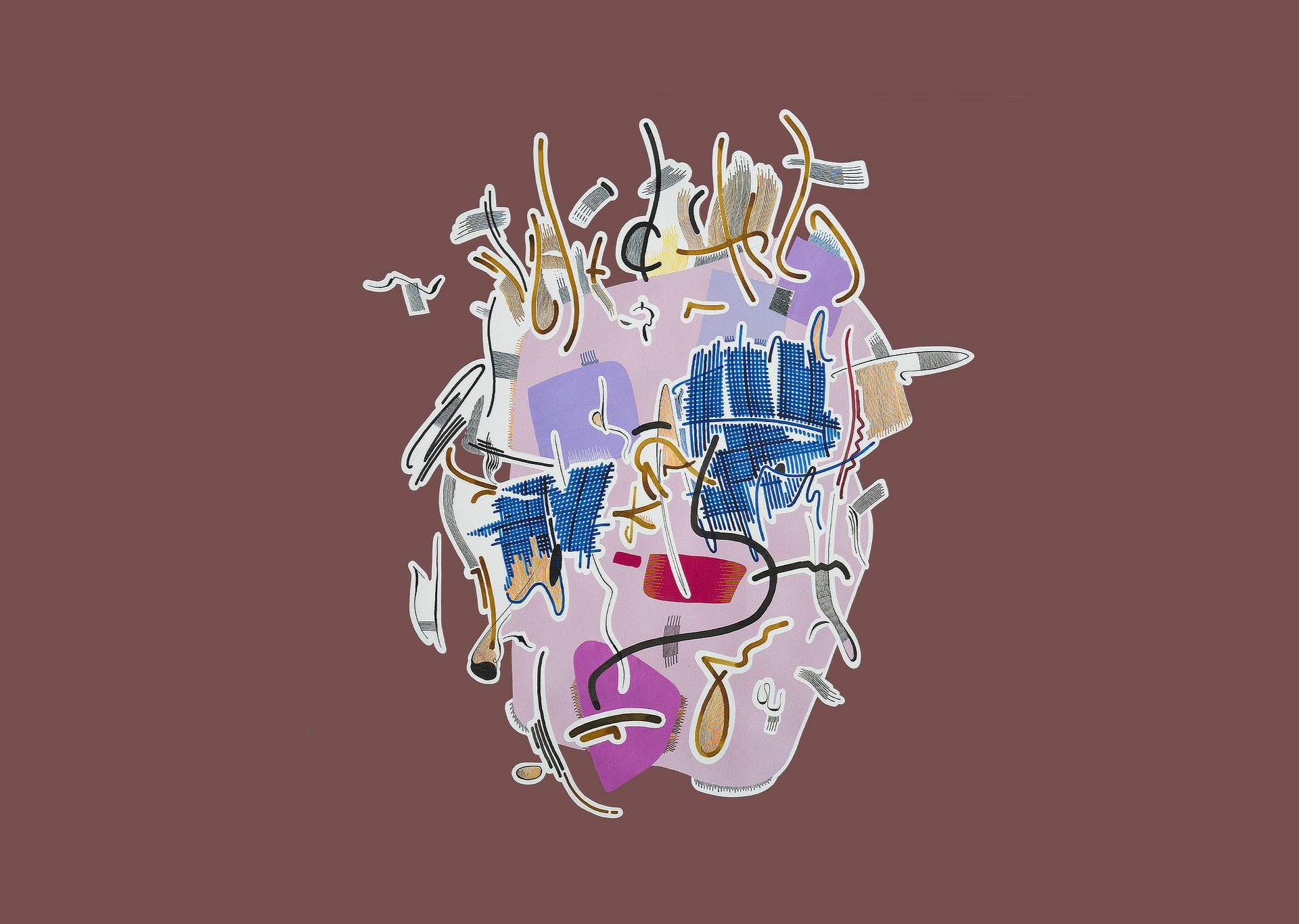 kopf_14-web-breit Peter Hintz - Kopf_14 - 2025 - Tusche, Acryl auf Papier - 54x54 cm