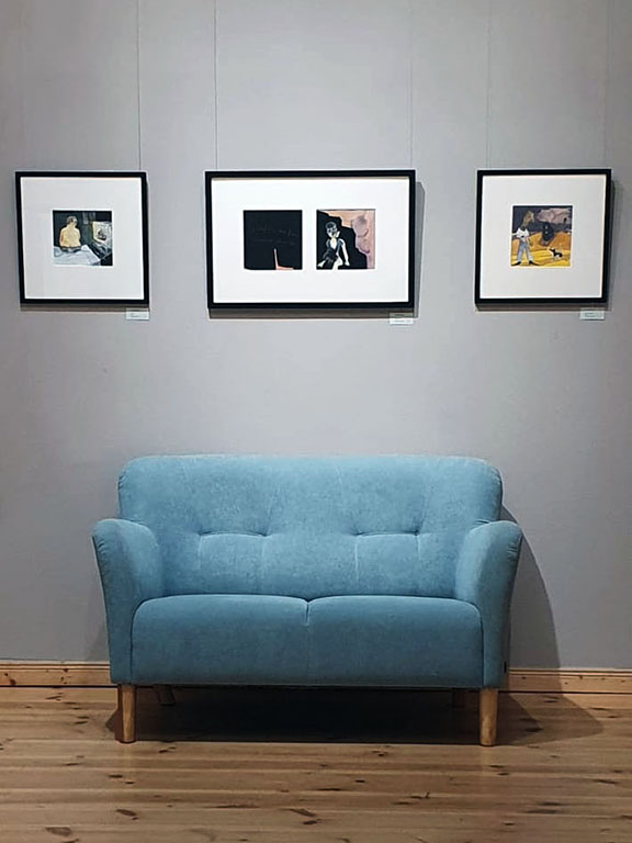 Ausstellung - Die Neuen - Vortrag Besucher