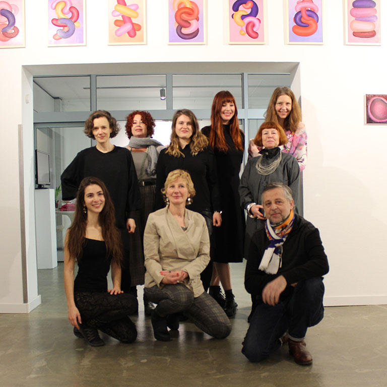 Ausstellung - Die Neuen - Vortrag Besucher